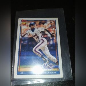 Darryl strawberry baseball card